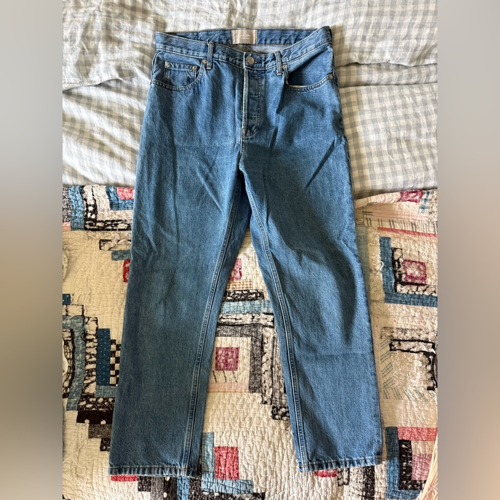 Everlane Straight Jeans in Light Blue